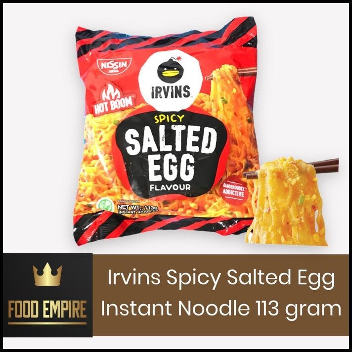 

Irvins Spicy Salted Egg Instant Noodle | 113 Gram