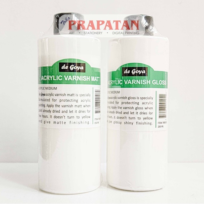

Ready De Goya Acrylic Varnish 250ml Varnish Cat Akrilik