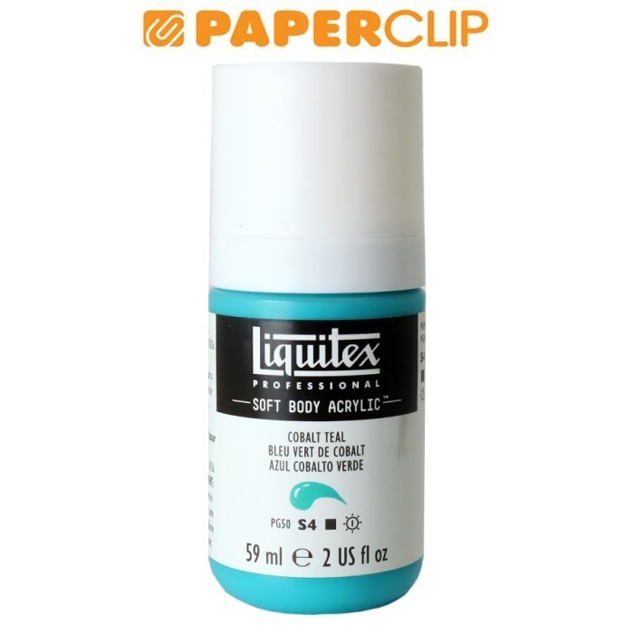 

Ready ACRYLIC SOFT BODY LIQUITEX 1959172 COBALT TEAL