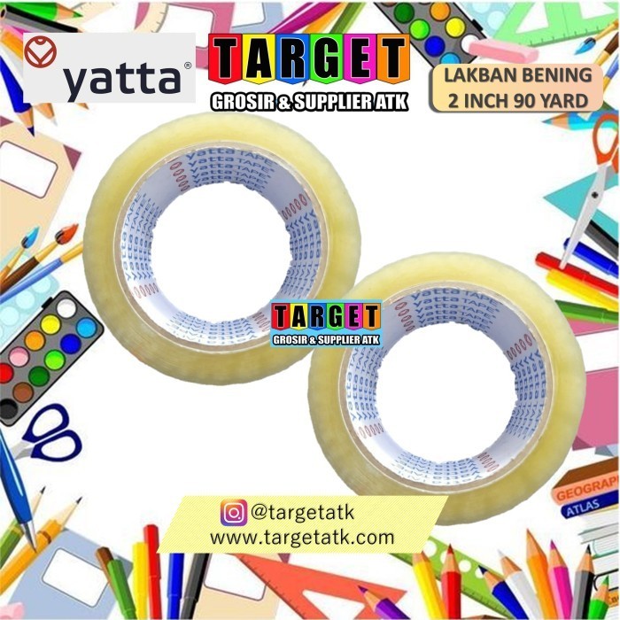 

Lakban Bening 2 Inch 90 Yard Dus Isi 72 Roll (Setara Daimaru)