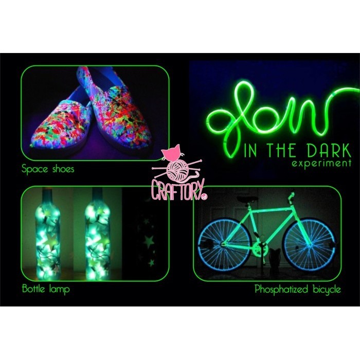 

Ready Bubuk Fosfor 'GLOW IN THE DARK' - 100 gr