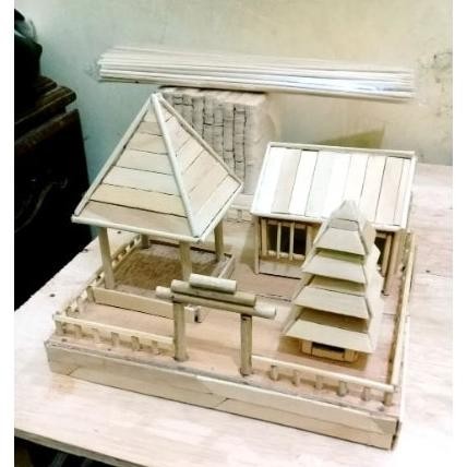 yl-24 Miniatur Rumah Adat Bali Berkualitas