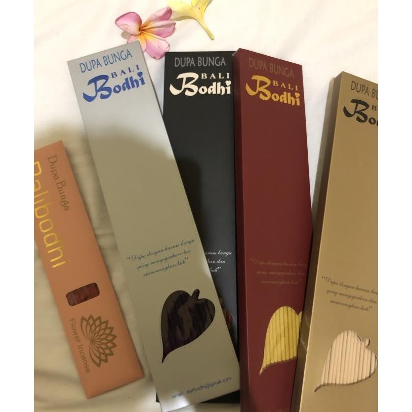 TERBARU - Paket Hemat Dupa Bali Bodhi / Flower Incense /4 Exlusive Box free mini