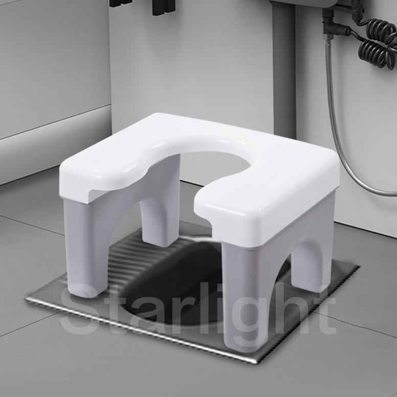 Kursi Toilet Jongkok Bahan Plastik Tebal Anti Slip Kursi Kloset Jongkok Kursi Toilet Duduk Lansia Wa