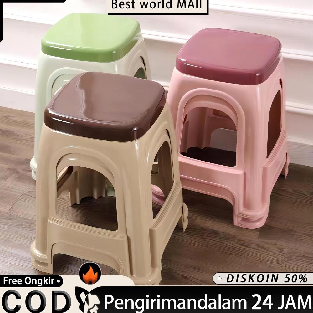 Bahan Menebal Bangku Plastik Kursi Bulat Kursi Plastik Bangku Makan Kursi Baso Kursi Plastik Bangku 