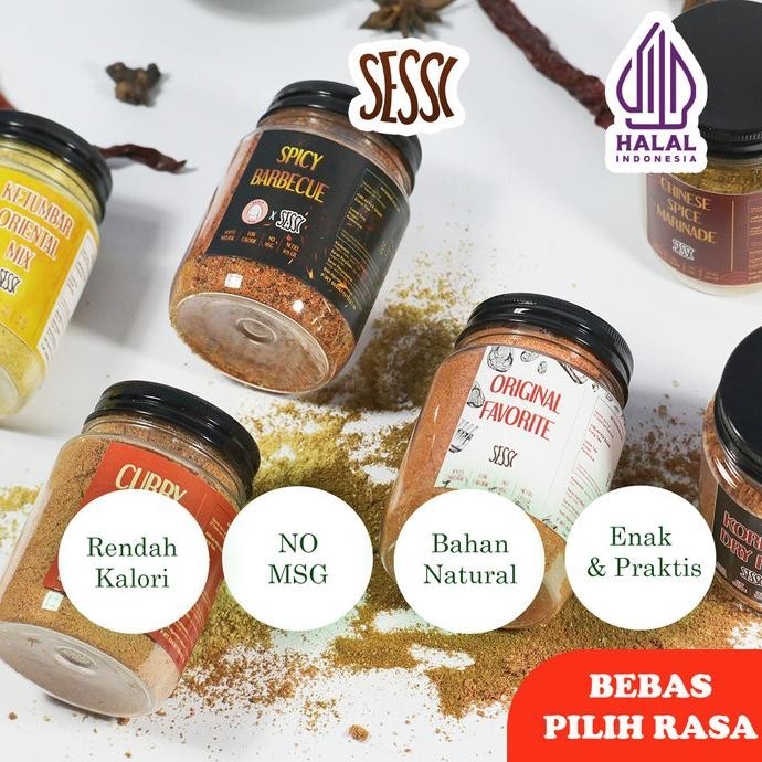 

Bumbu Marinasi Sessi Paket 4pcs Termurah P83G