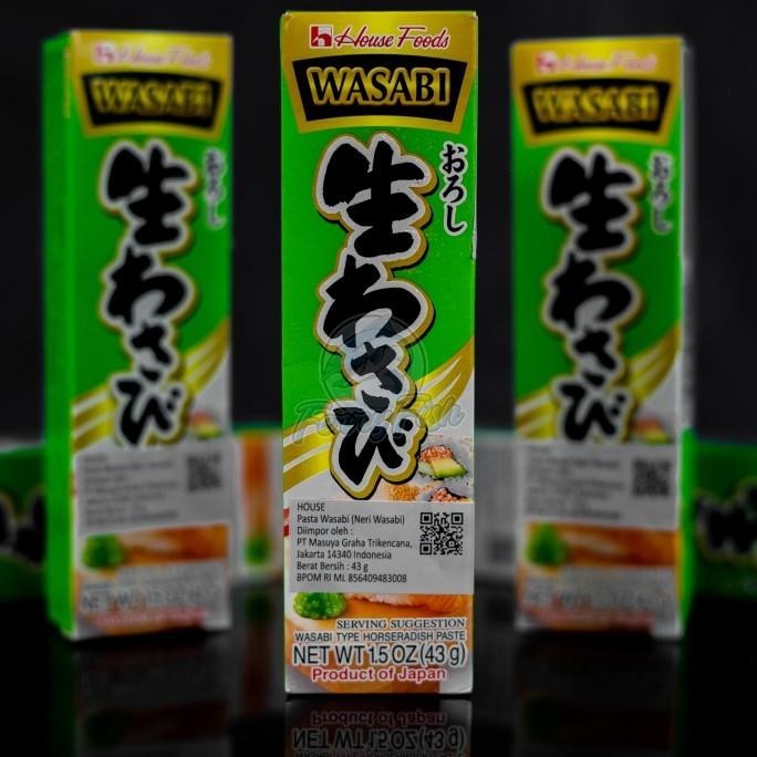 

READY STOCK HOUSE NERI WASABI TUBE 43GR / WASBI PASTA 43 GR !!!!!