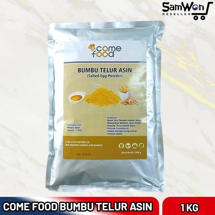 

READY STOCK BUMBU TELUR ASIN 1KG IMPORT TAIWAN BUBUK SEASONING POWDER SALTED EGG !!!!!