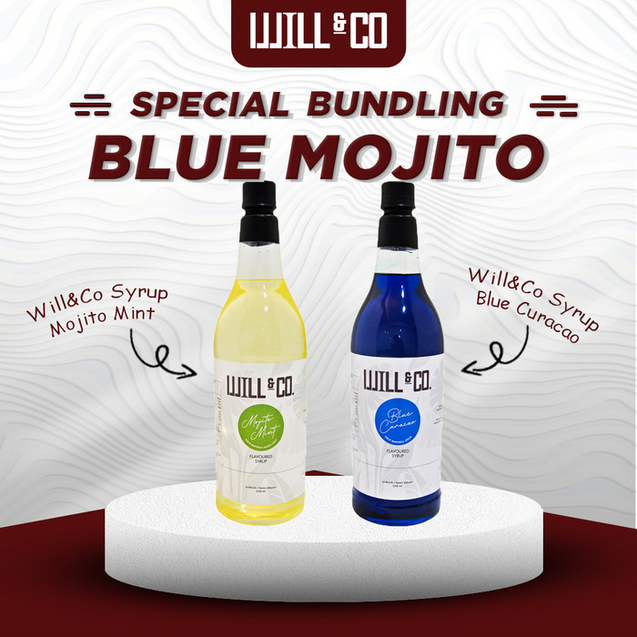 

Paket Resep Mocktail Blue Mojito Bundling Hemat WIllandCo Syrup
