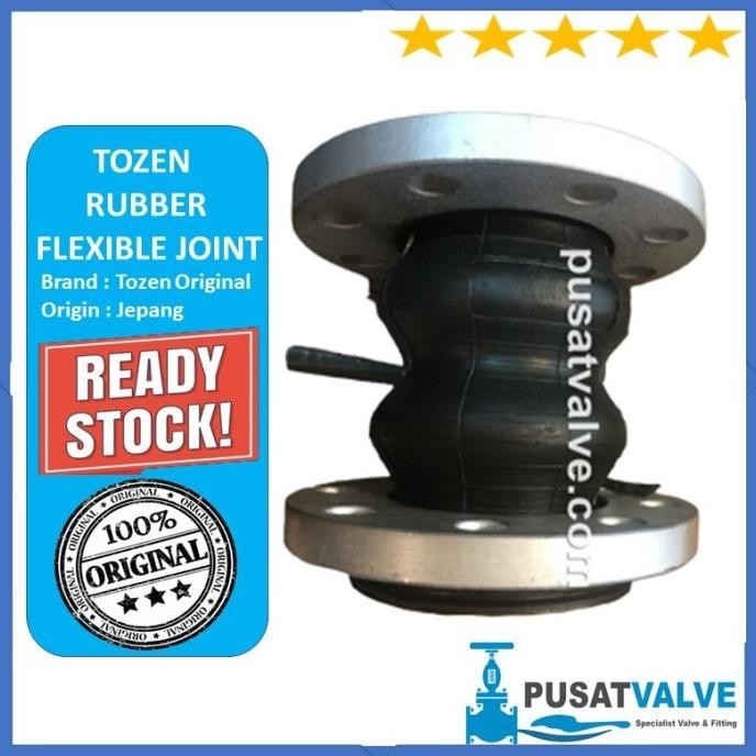 Tozen Rubber Flexible Joint 6" / Pn16 / Twinflex