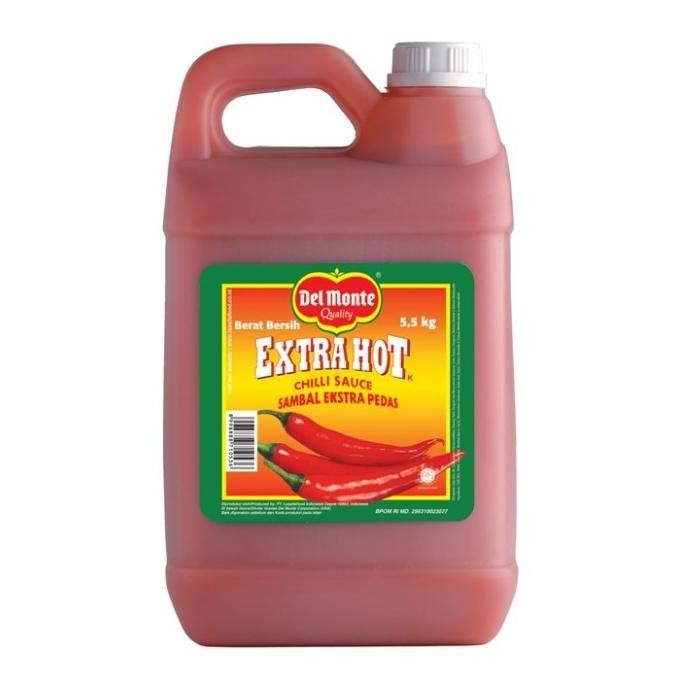 

READY STOCK DELMONTE SAUS EXTRA HOT CHILLI GALON 5.5 KG !!!!!