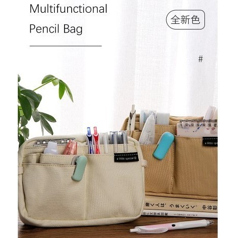 

KOKUYO WSG-BBS01 PENCIL BAG MULTIFUNCTIONAL STORAGE BAG SIMPLE RETRO