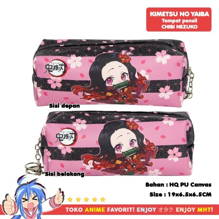 

TEMPAT PENSIL ANIME DEMON SLAYER KIMETSU NO YAIBA NEZUKO KAMADO CHIBI