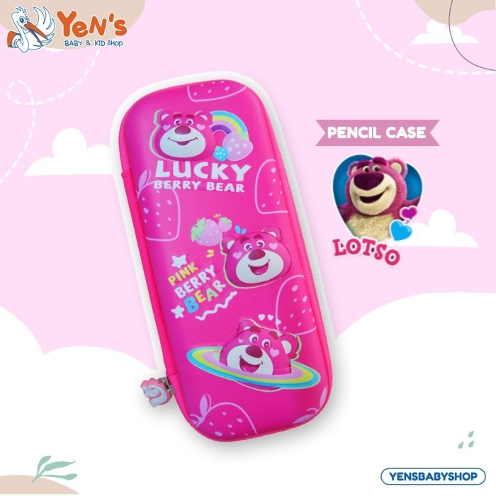 

PENCIL CASE LOTSO TIMBUL 3D / KOTAK PENSIL ANAK KARAKTER LUCU YB23