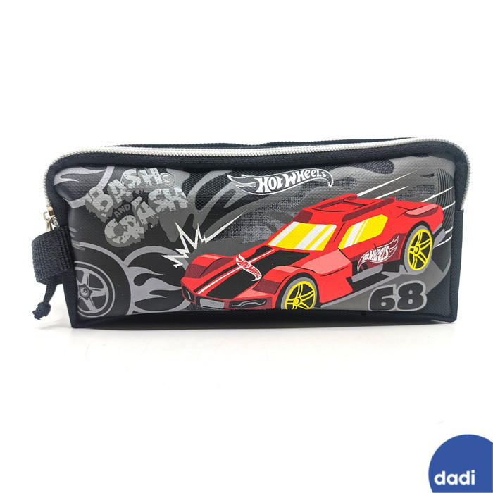 

DADI - HOTWHEELS PENCIL CASE 2 ZIPPER / TEMPAT PENSIL ANAK / TEMPAT AL