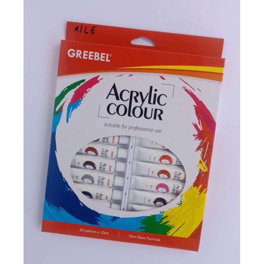 

CAT ACRYLIC GREBEL 24 WARNA (10 ML)