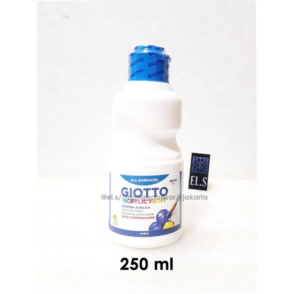 

GIOTTO ACRYLIC PAINT 250 ML - WHITE ( CAT ACRYLIC )