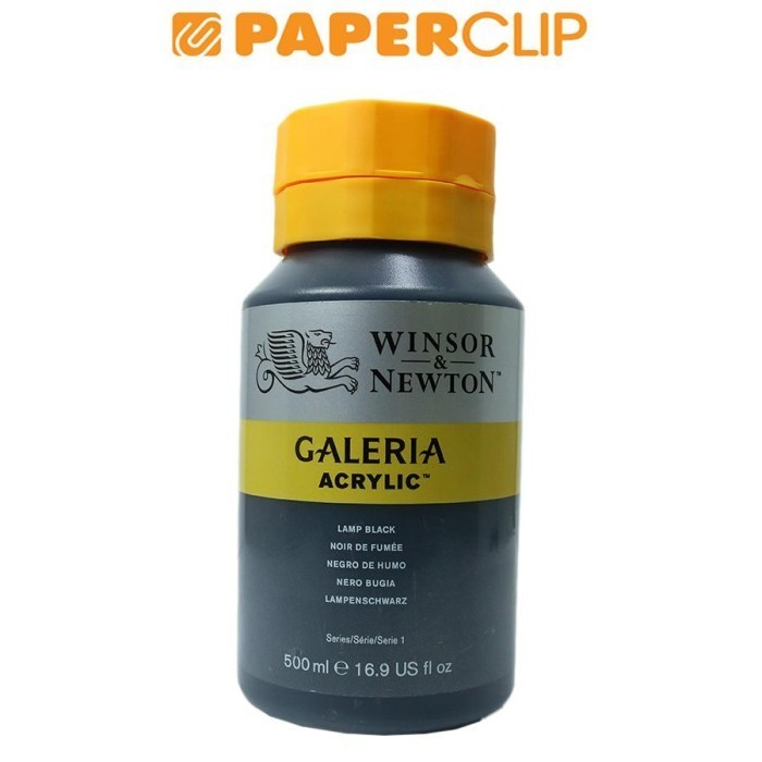 

ACRYLIC WINSOR & NEWTON GALERIA 500ML LAMP BLACK 2150337GAC