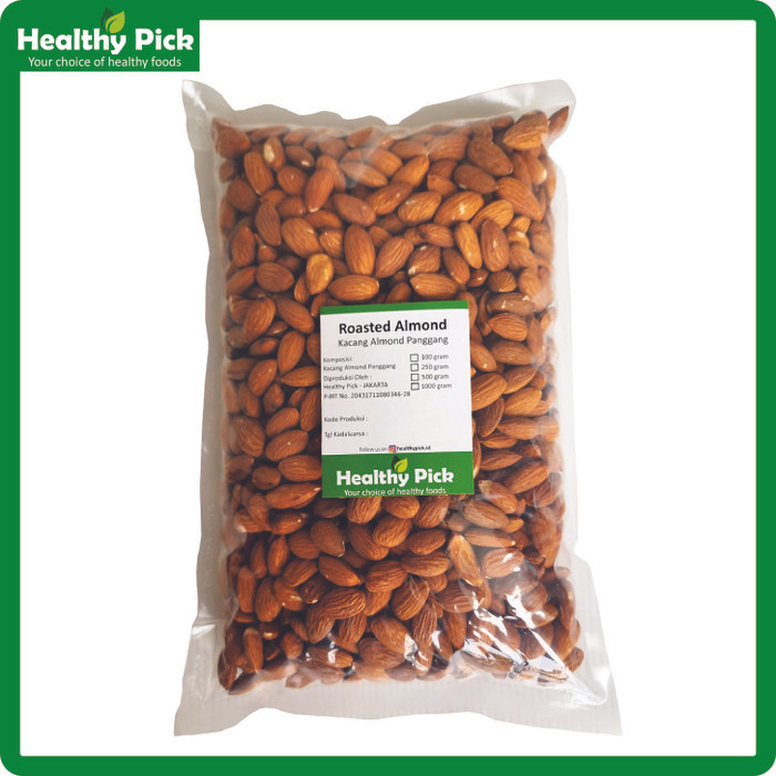 

Roasted Whole Almond 1Kg ( Kacang Almond Panggang )
