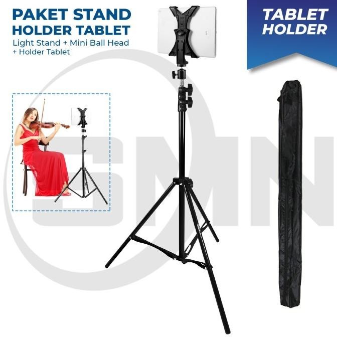 stand holder tablet tripod lightstand