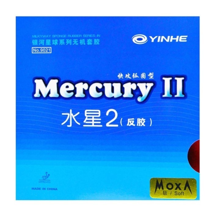 Karet Bat Tenis Meja Pingpong Yinhe Mercury 2 Soft Sponge