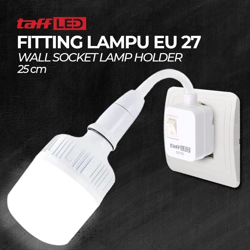 BisaCod Colokan Lampu Bohlam Buat Di Stop Kontak Portable Wall Socket Screw 25 Cm Taffled Flase Sale