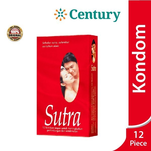 KONDOM SUTRA 12'S / KONDOM / KONTRASEPSI / KB / PRIA / SEKALI PAKAI / PELUMAS