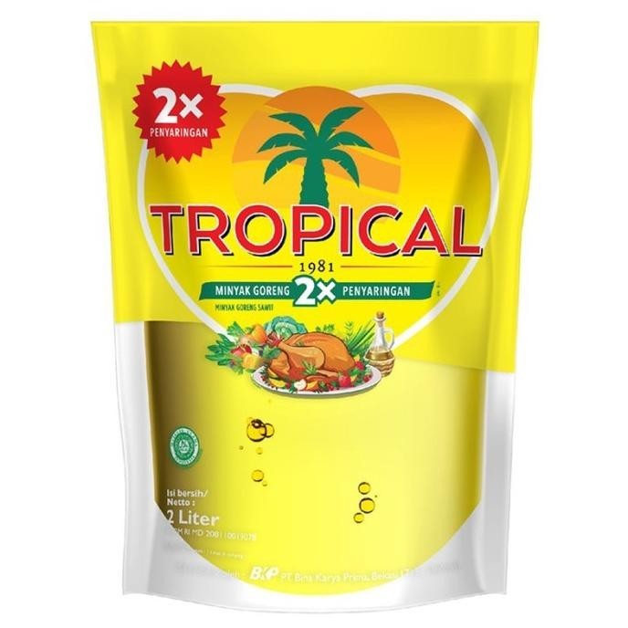 

BIG SALE TROPICAL MINYAK GORENG REFIL 2000ML !!!!!