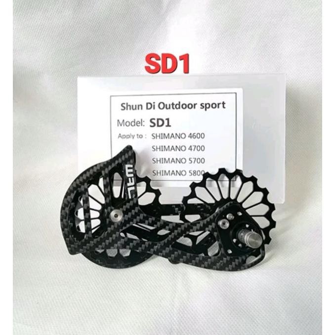 Premium OSPW Pulley Ceramic Bearing For 105 5700 5800 Tiagra 4600 4700 Oversize Pulley RD Sepeda