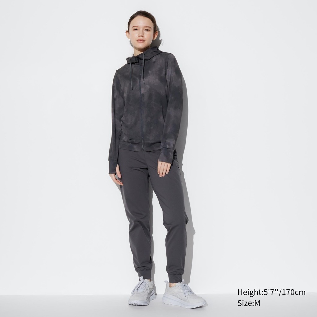 Uniqlo AIRism Jaket Mesh Hoodie Proteksi Sinar UV