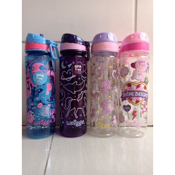 650Ml Smiggle Botol Minum Anak Sekolah Tk Sd Smp Cowok Cewek Bpa Free