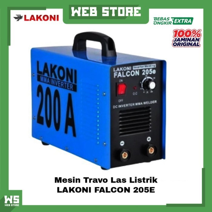 Mesin Las Listrik Travo Welding Inverter 2000 Watt Lakoni Falcon 205E