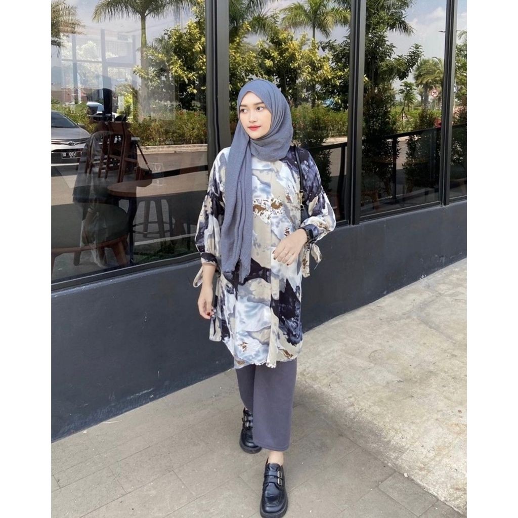 Tunik Wanita Terbaru 2024 Kekinian Import Tunic Korean Style Import Cewek Atasan Tunik Perempuan Dew