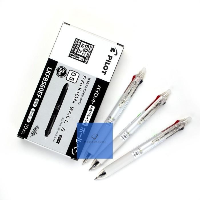 

PENA PILOT FRIXION 3 in 1 0.5mm Warna warni Bisa Di Hapus [ 1 Buah ] Import
