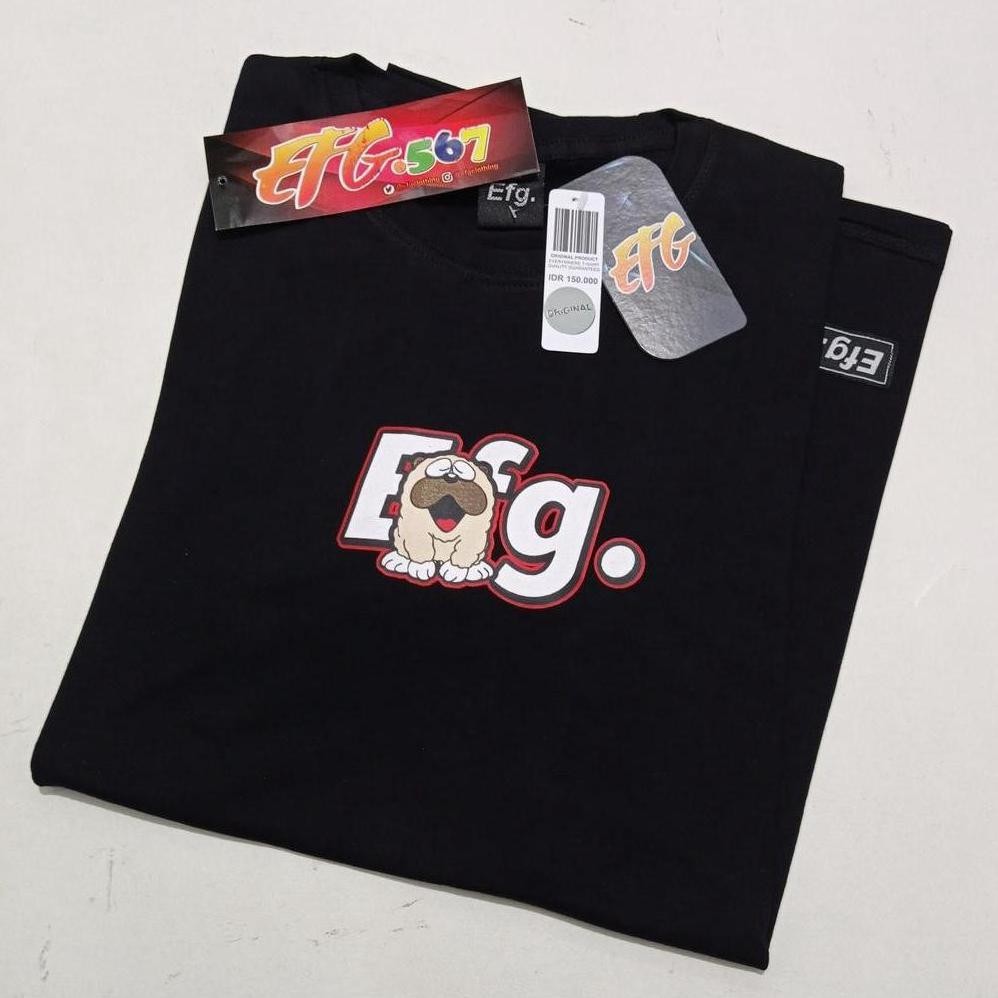 Terbaru Kaos Efg Doog Pakaian Remaja Efg Kasual Lengan Pendek Distro - Atasan - Premium Pria Wanita 
