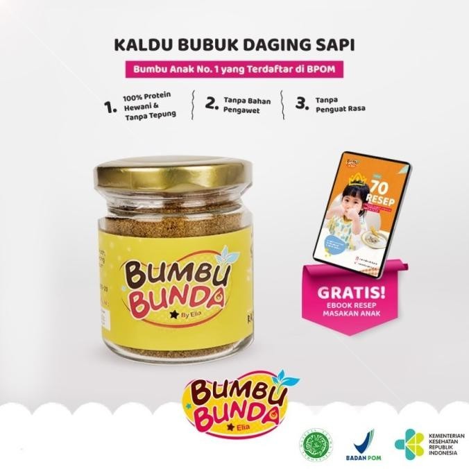 

Kaldu Sapi MPASI Bumbu Bunda - Non MSG Pengawet Gulgar TF