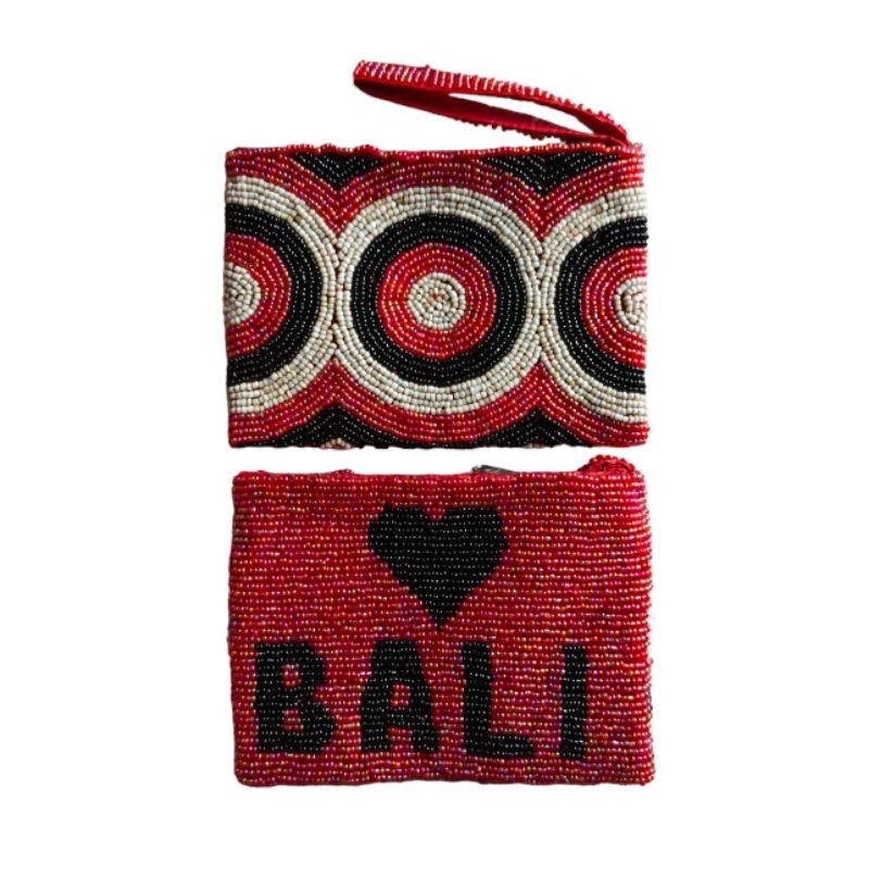 Khadijah Craft Dompet Manik Bali 14x10cm Dompet Wanita Murah Oleh-oleh Bali