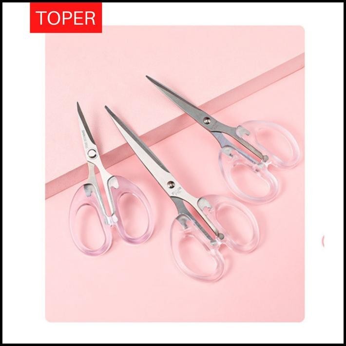 

BEST DEAL GUNTING KERTAS ESTETIK AESTHETIC PUTIH TRANSPARAN ATK SCISSORS !!!!!!!