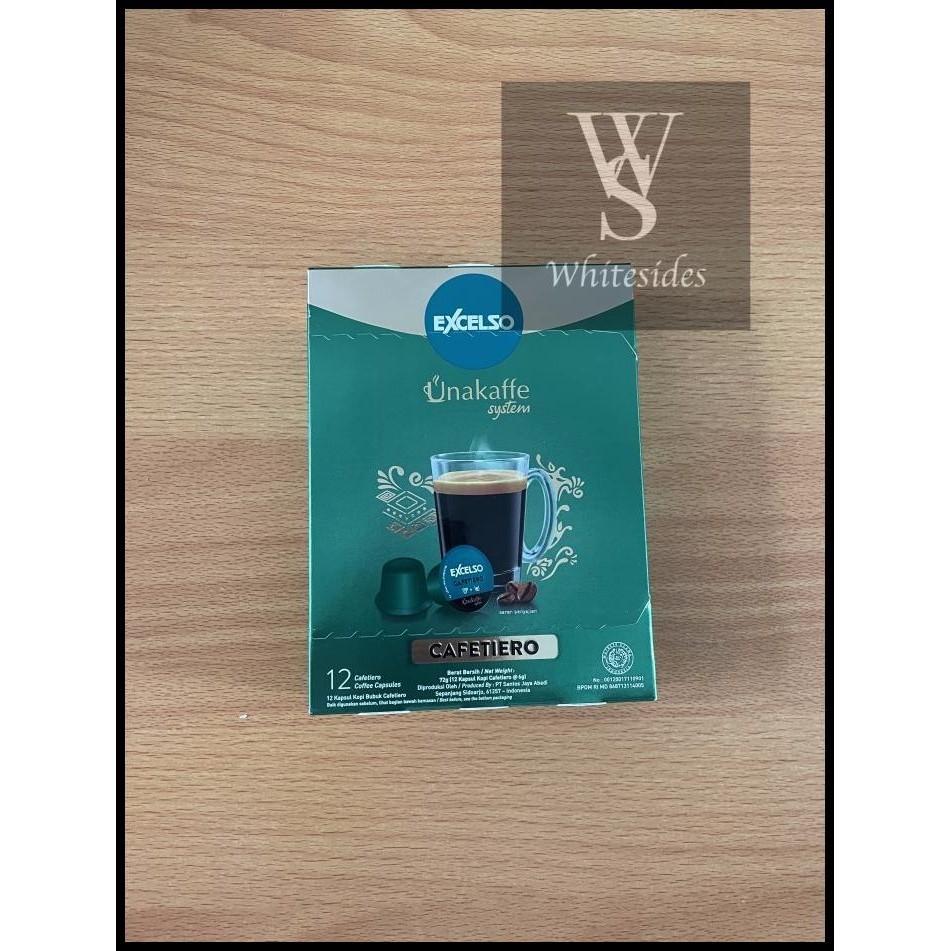 

DISKON EXCELSO CAFETIERO - CAPSULE BOX UNAKAFFE COFFEE KOPI INSTANT KAPSUL !!!!!