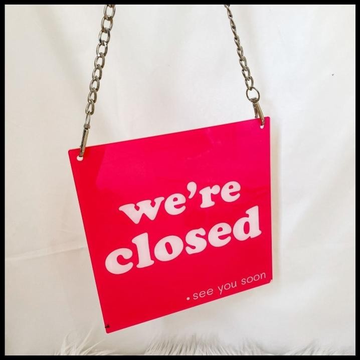 

TERMURAH SIGN ACRYLIC OPEN CLOSE / BUKA TUTUP UV PRINT !