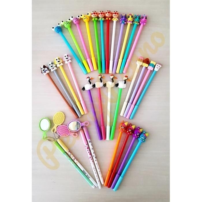

Pulpen Gel 24 Pcs ( Campur Beda) Import