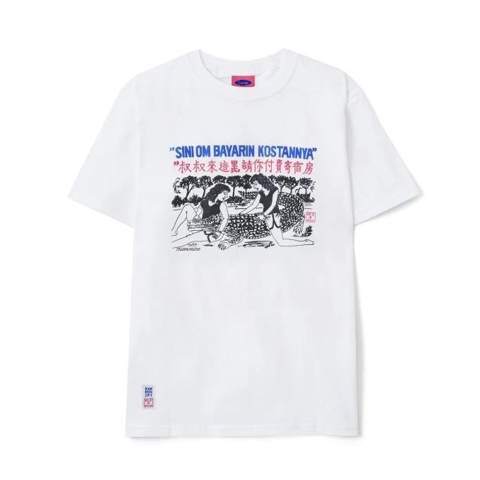 Terbaru Kaos Kamengski X Seni Kanji Buaya Short T-Shirt Premium Pria Wanita Terbaru