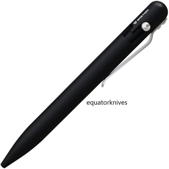 

BSTN249B Bastion Bolt Action Pen Aluminum Black Pulpen Import