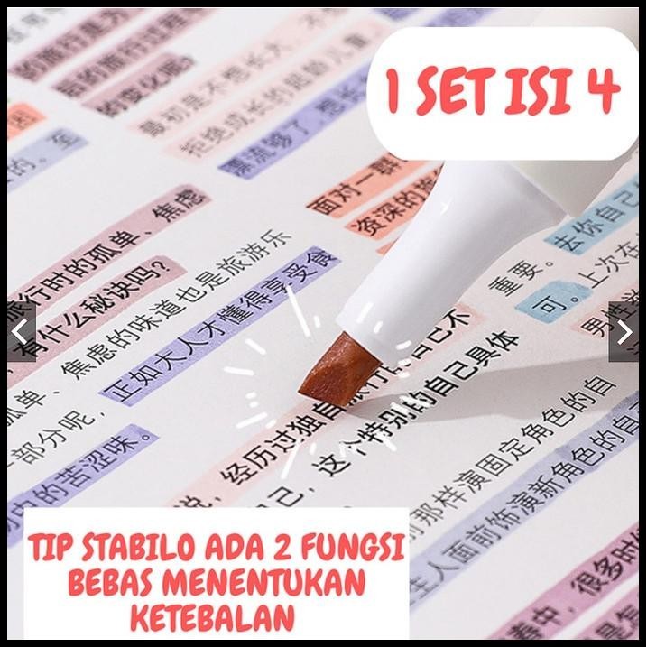 

HOT DEAL HIGHLIGHTER STABILLO PASTEL DOUBLE TIP SET MARKER ALAT TULIS ST0031 !!!!