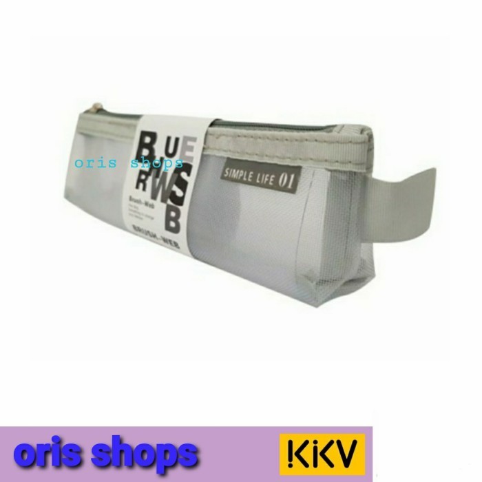 

GIMEN MESH ZIPPER PENCIL CASE TEMPAT PENSIL