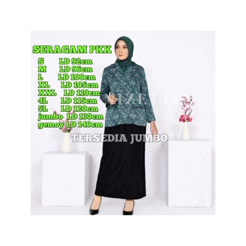 Batik Solo // Baju PKK Nasional lapis furing halus Batik pkk 5 putik Seragam pkk Baju PKK Atasan pkk