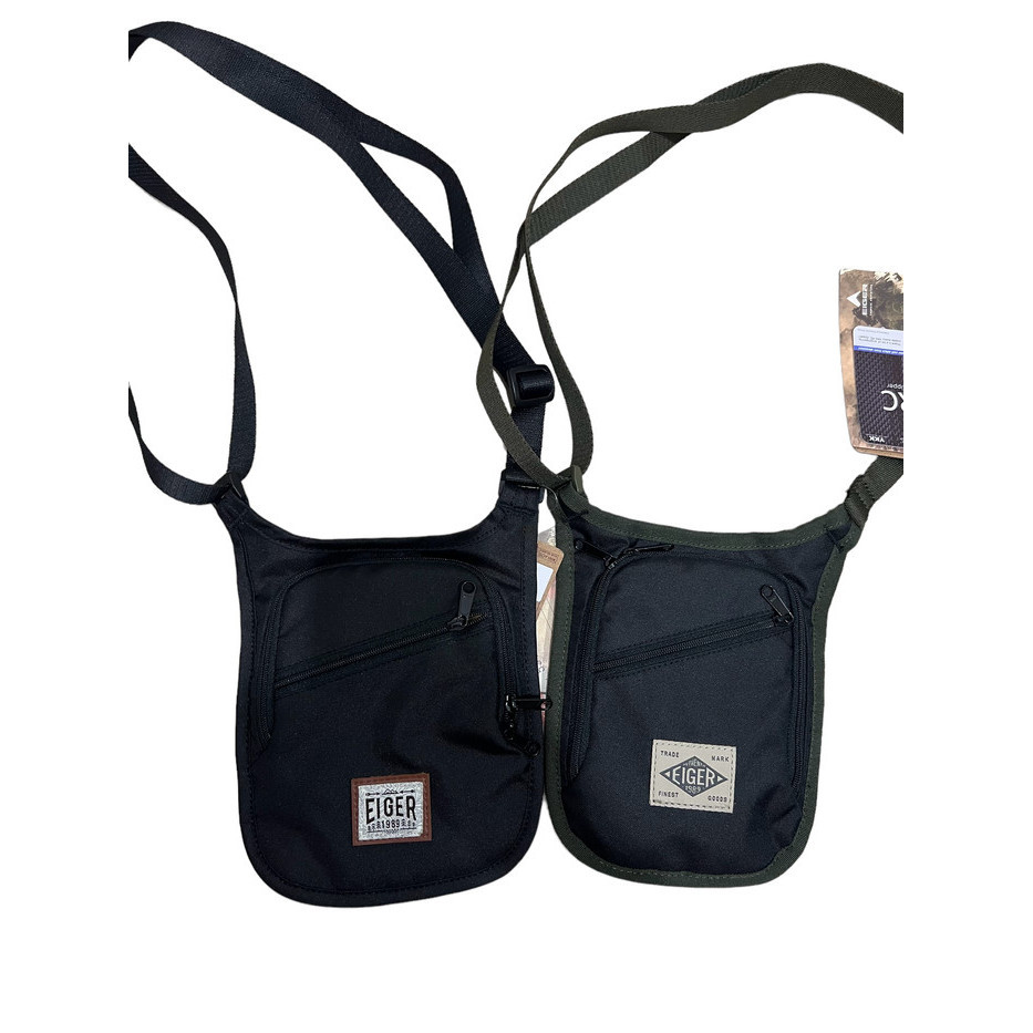 PASSPORT POUCH EIGER ORIGINAL - TAS SELEMPANG KECIL - TRAVEL POUCH