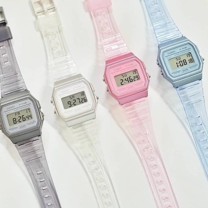 Jam Tangan Wanita Casio Digital Original F-91WS-2 ORIGINAL 100% CASIO