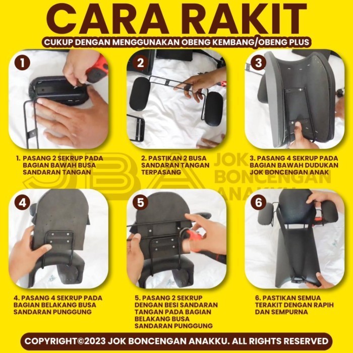 Jok Boncengan Anakku Motor Vario125