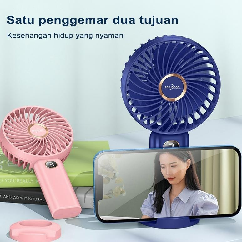 Goojodoq Kipas mini Led cactus terbaru / mini fan portable /Kipas Angin meja/ kipas angin genggam